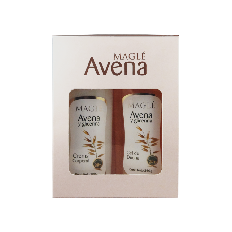 Imagen de Pack Magle Avena Lujo (Crema Corporal + Gel Ducha)