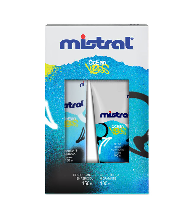 Imagen de Estuche Mistral Ocean Vibes Desodrante + Shower Gel