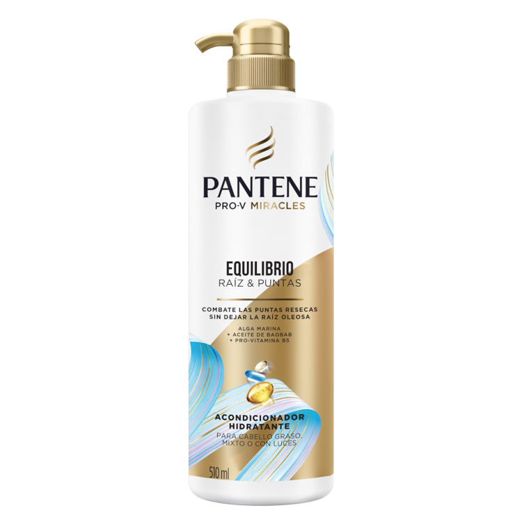 Imagen de Pantene Acondicionador Equilibio Raiz/Puntas 510 ml