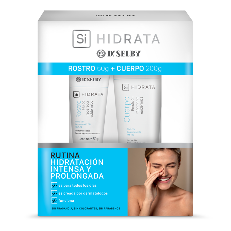 Imagen de Dr Selby Estuche Si Hidrata Crema de Rostro + Crema de Cuerpo