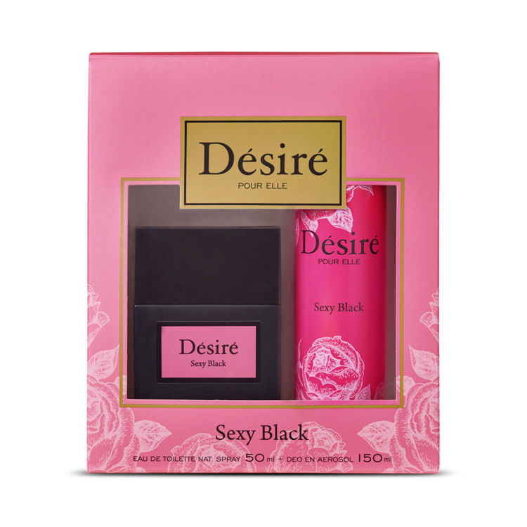 Imagen de Desire Estuche Sexy Black 50 ml + Desodorante