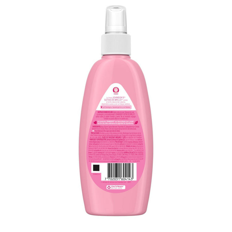 Imagen de Johnson´S Baby Gotas De Brillo Spray Para Peinar 200 ml