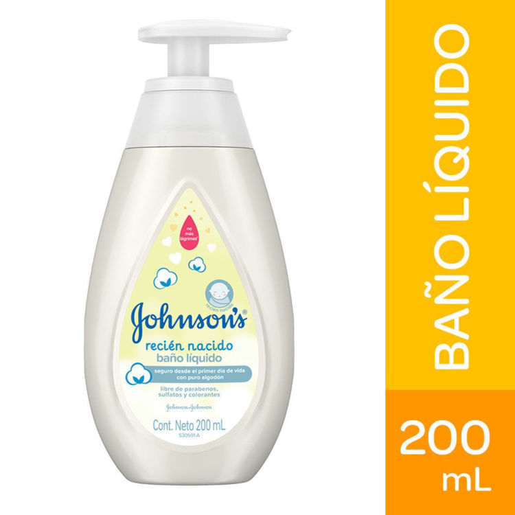 Imagen de Johnson's Baby Baño Liquido Recien Nacido  200 ml