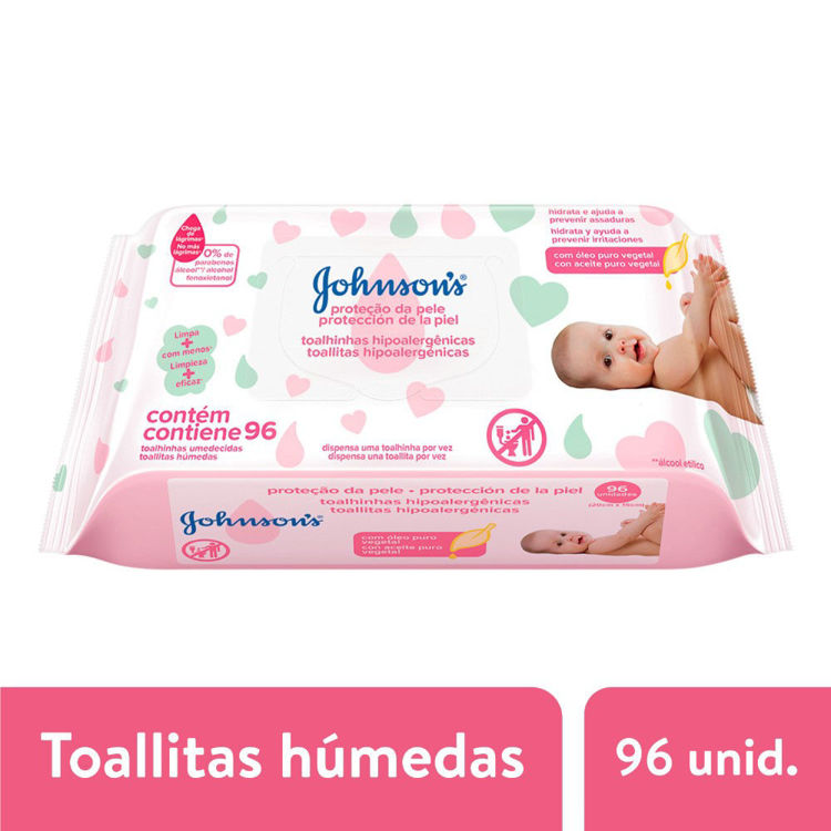 Imagen de Johnson's Baby Toallas Humedas Protección 96 un