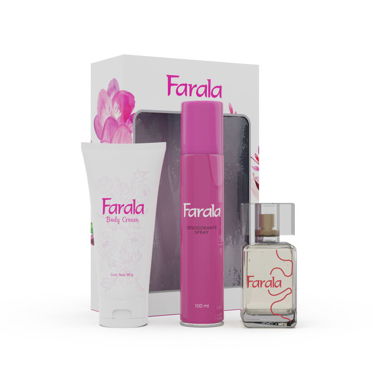 Imagen de Estuche Farala (Edt X 30 Ml + Body Cream X 80 Ml + Deo 100)