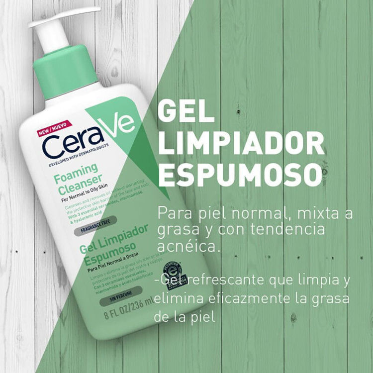 Imagen de Cerave Gel Limpiador Espumoso Piel Mixta 473 ml
