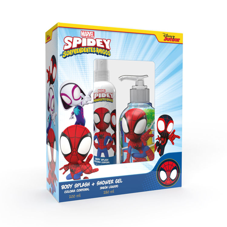 Imagen de Disney  Estuche Marvel Spiderman Body Splash 200 ml con Gel de Ducha