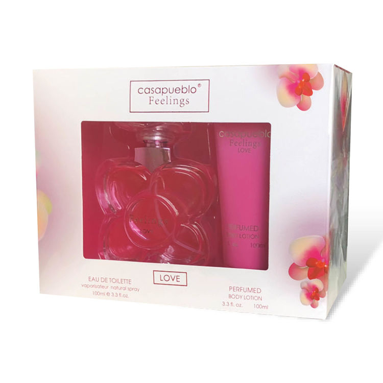 Imagen de Casapueblo Estuche Feelings Love Perfume de Mujer 100 ml + Body Lotion