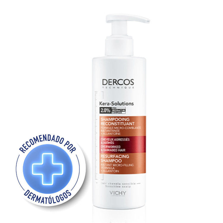 Imagen de Vichy Shampoo Dercos Reparador Kerasolution 250 ml
