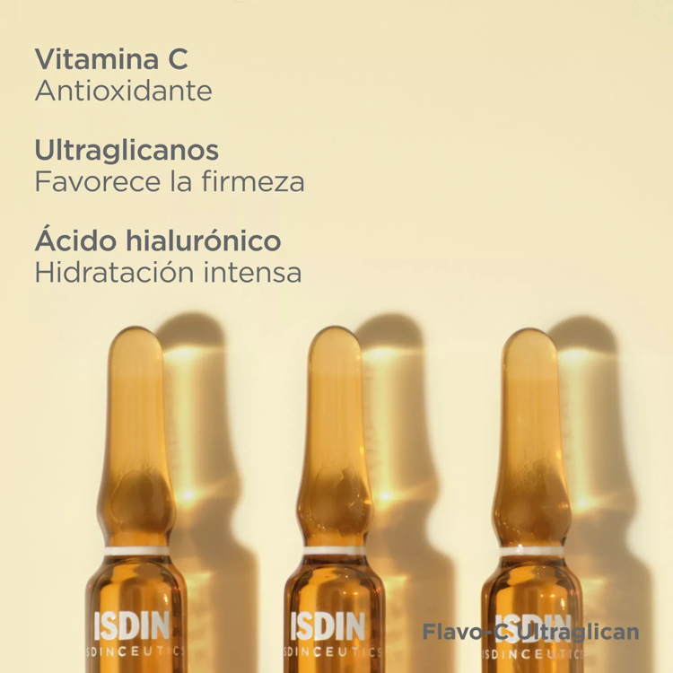 Imagen de Isdin Isdinceutics Ampollas Flavo-C Ultraglican  30 unidades