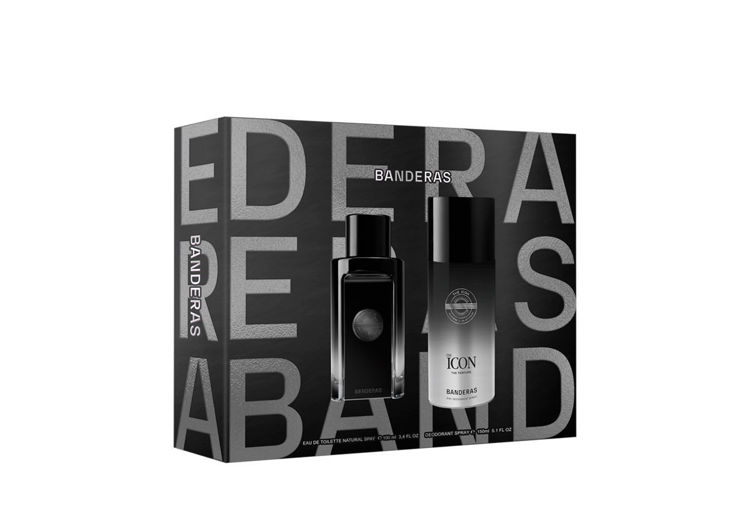 Imagen de Banderas Estuche The Icon "The Perfume" perfume de hombre - 100 ml + Desodorante en aerosol