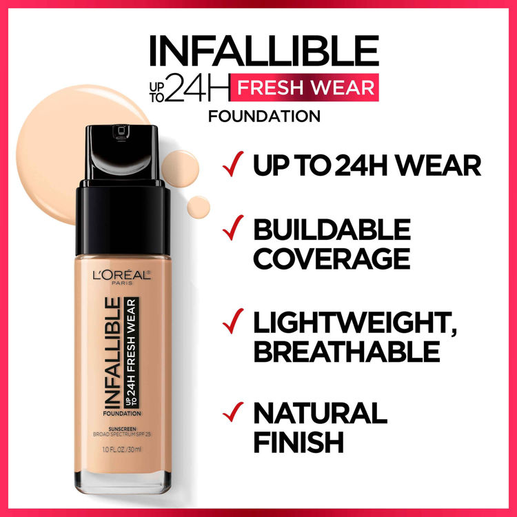 Imagen de L'Oréal Paris Base de maquillaje Infallible 24H Fresh Wear Ivory - 410