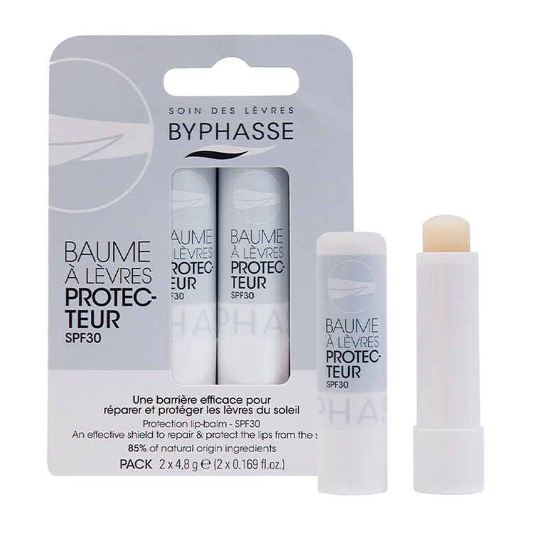 Imagen de Byphasse Balsamo Labial Hidratante Pack 2 Unidades con Filtro Fps 30