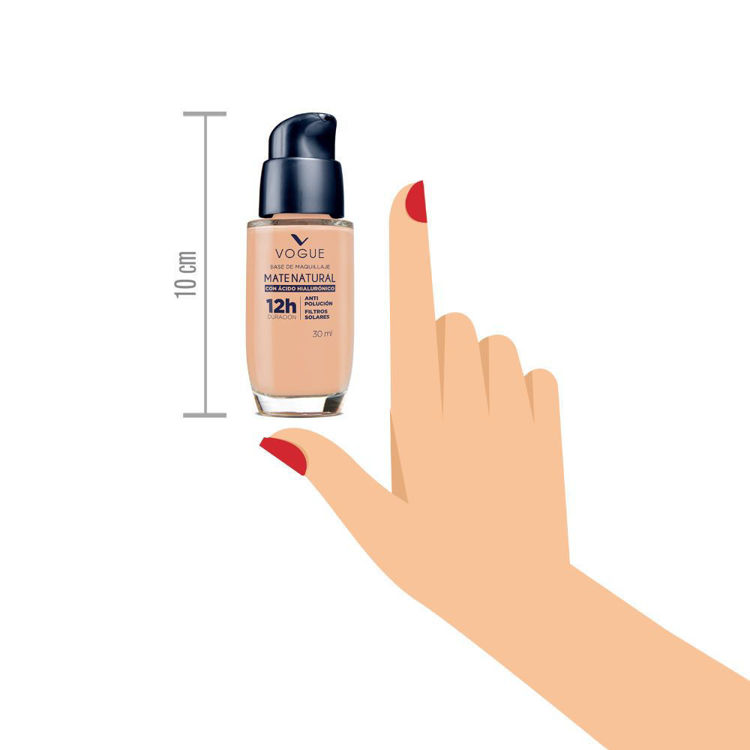 Imagen de Vogue Base Líquida Efecto Mate Con Acido Hialuronico  30 ml -  Arena
