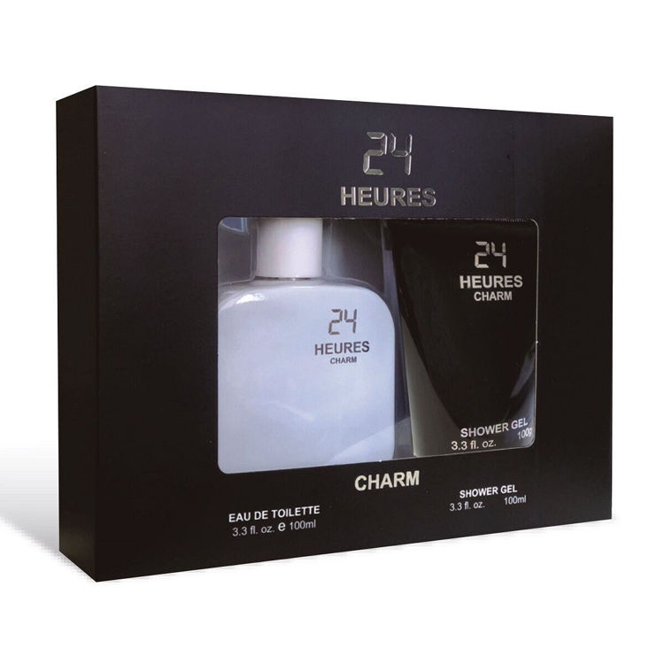 Imagen de Casapueblo Estuche 24 Heures Charm Perfume de Hombre 100 ml +  Gel De Ducha