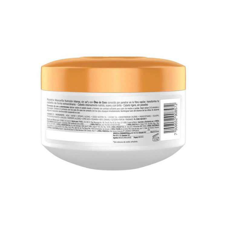 Imagen de L'Oréal Paris Baño De Crema  Elvive Oleo Extraordinario De Coco  300 gr