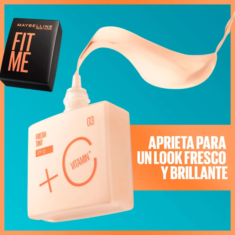 Imagen de Maybelline Base de Maquillaje Fit Me Fresh Tint con FPS 50 - 10