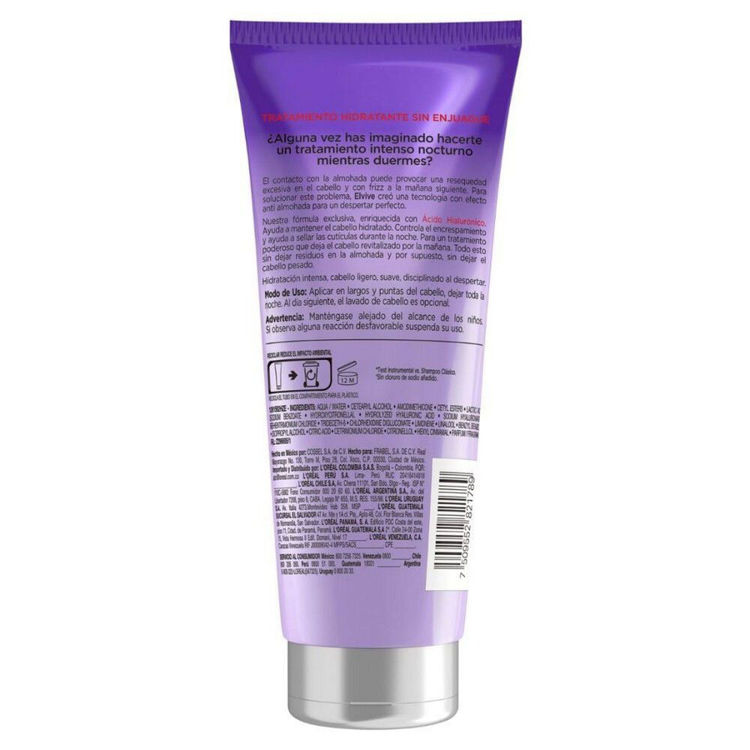 Imagen de L'Oréal  Paris Tratamiento Nocturno Elvive Hidra Hialuronico  200 gr