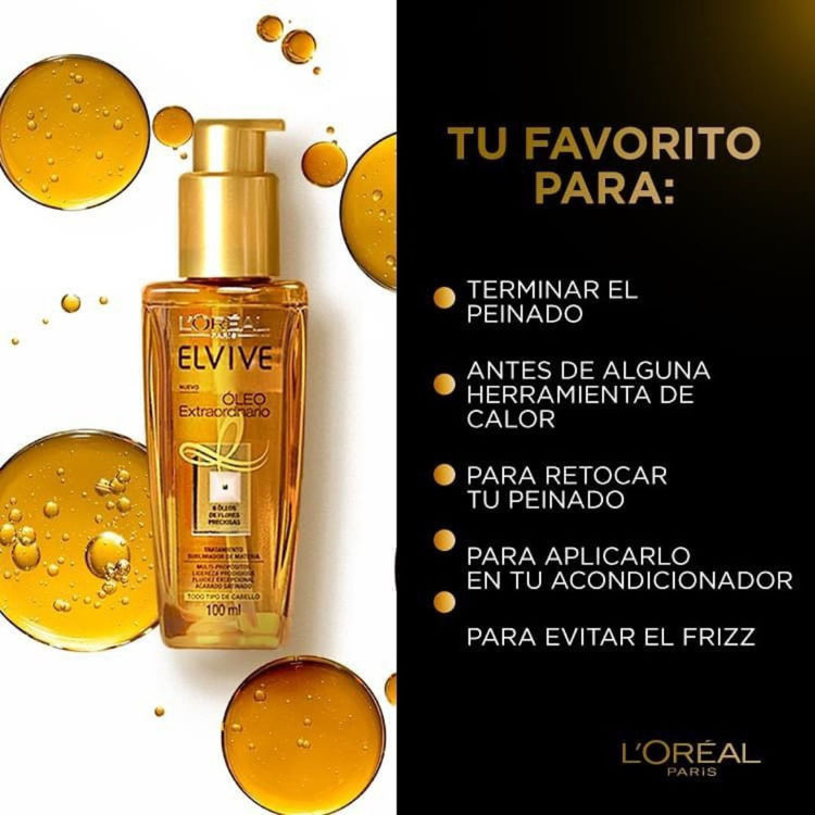 Imagen de L'Oréal Paris Óleo Extraordinario Elvive 100 ml