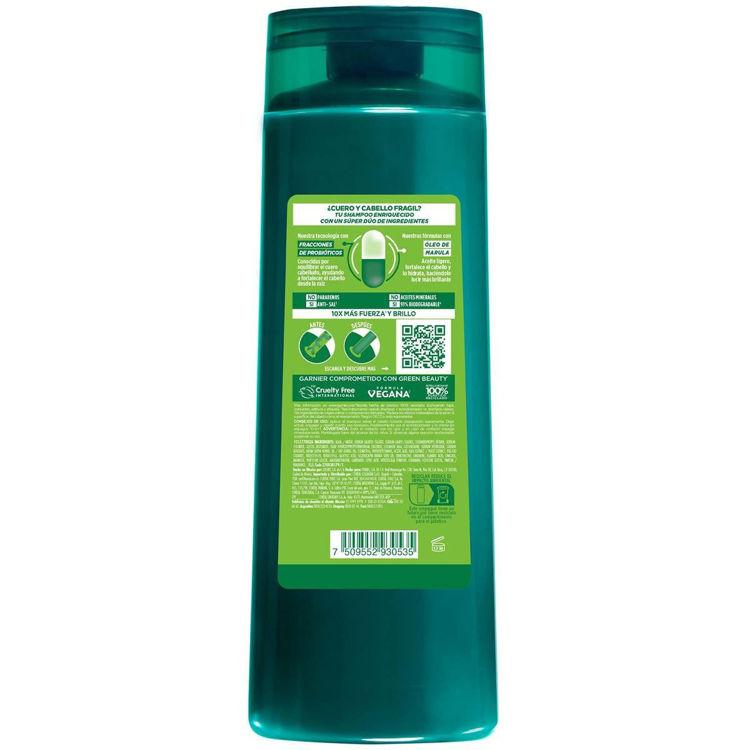Imagen de Garnier Fructis Shampoo Probióticos Fuerza 350 ml