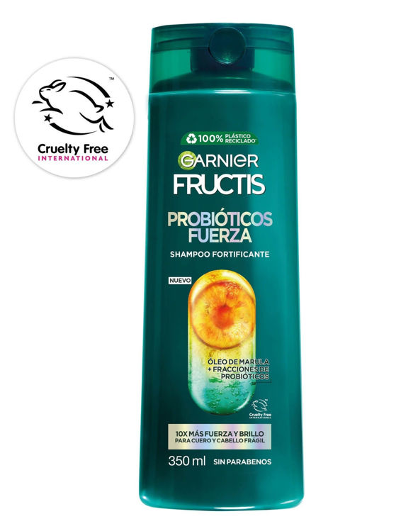 Imagen de Garnier Fructis Shampoo Probióticos Fuerza 350 ml