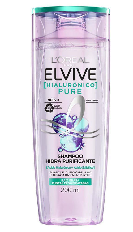 Imagen de L'Oréal Paris Shampoo Elvive Hialurónico Pure 200 ml