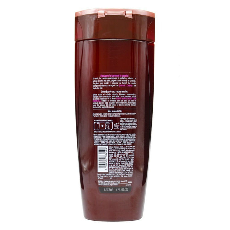 Imagen de L'oréal Paris Shampoo Elvive Fortalecedor Caida Resist Con Aminexil 370 ml