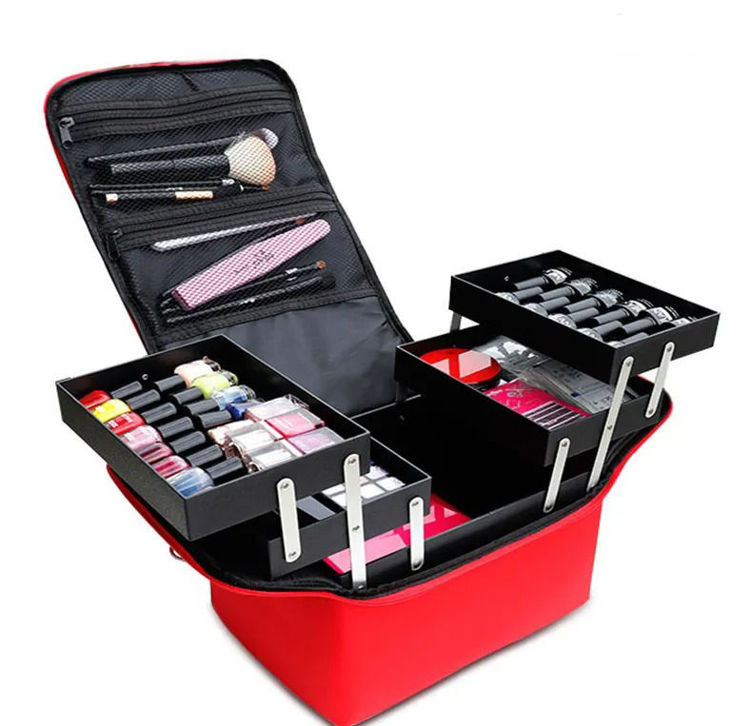 Imagen de Maleta Profesional de Maquillaje 3 niveles