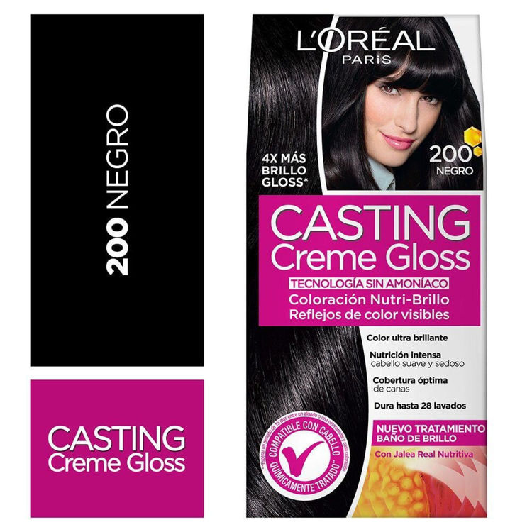 Imagen de L'oreal Paris Tinta Casting Creme Gloss 200 Negro