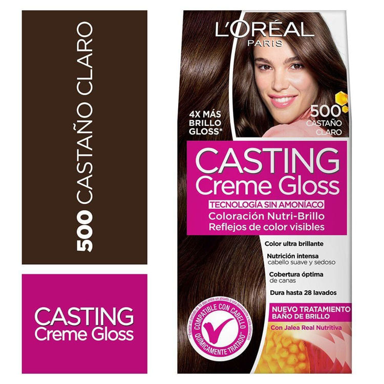 Imagen de L'oreal Paris Tinta Casting Creme Gloss 500 Castaño Claro