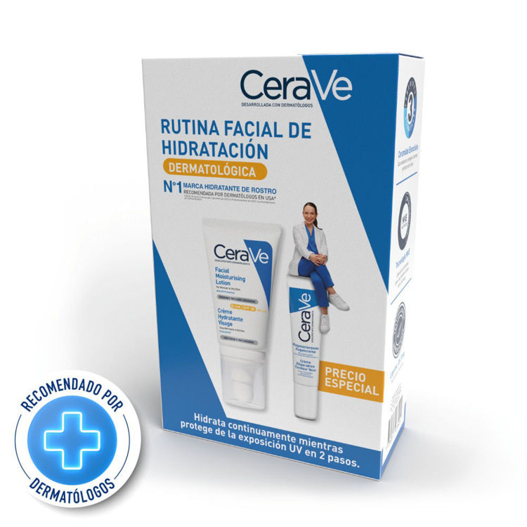 Imagen de Cerave Pack promocional  Crema Hidratante AM de Rostro + Contorno Ojos