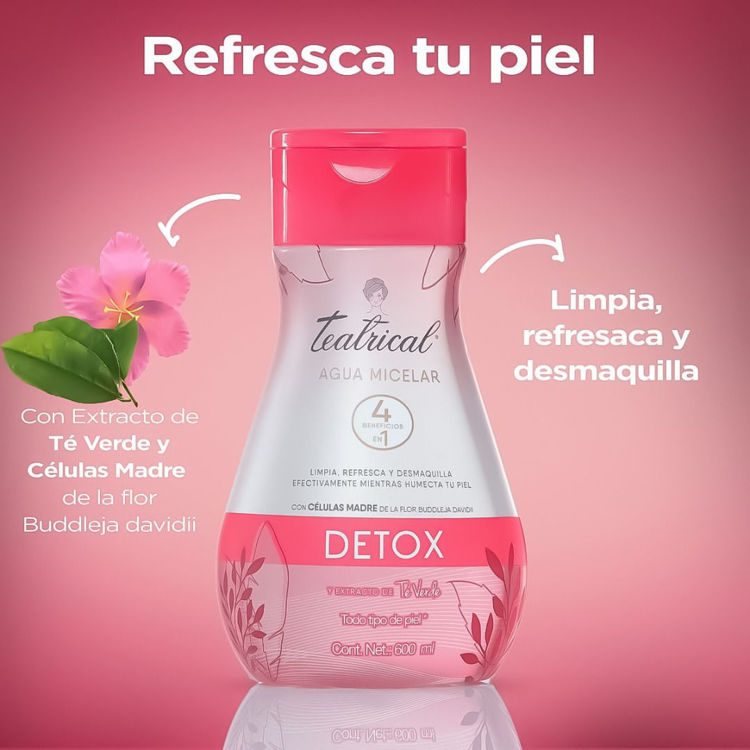 Imagen de Teatrical Agua Micelar Detox 600 ml