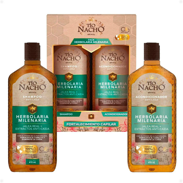 Imagen de Tio Nacho Pack Herbolaria Shampoo 415 ml + Acondicionador 415 ml
