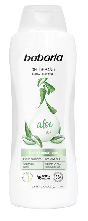 Imagen de Babaria Gel De Ducha Hidratante con  Aloe  600 ml