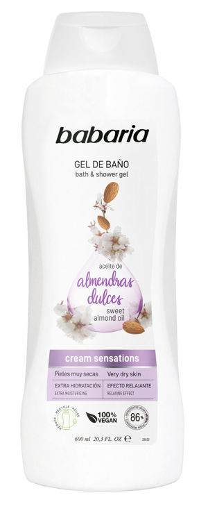 Imagen de Babaria Gel De Ducha Con Aceite De Almendras Dulces  600 ml