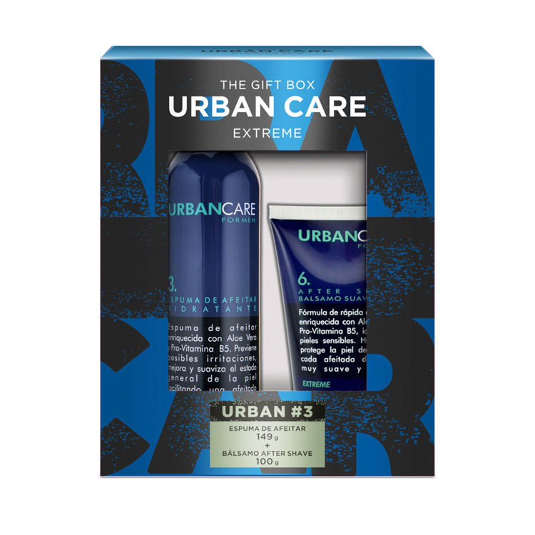 Imagen de Estuche Urban Care Unlimited Espuma de Afeitar De hombre  + Bálsamo After