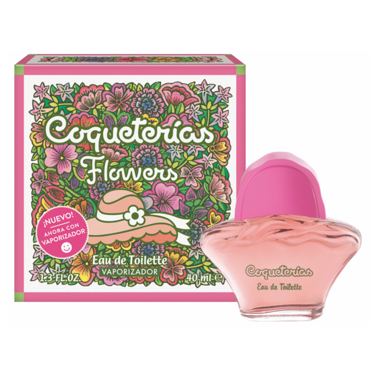 Coqueterias Flowers 40 ml: La Colonia Perfecta para Pequeñas Coquetas