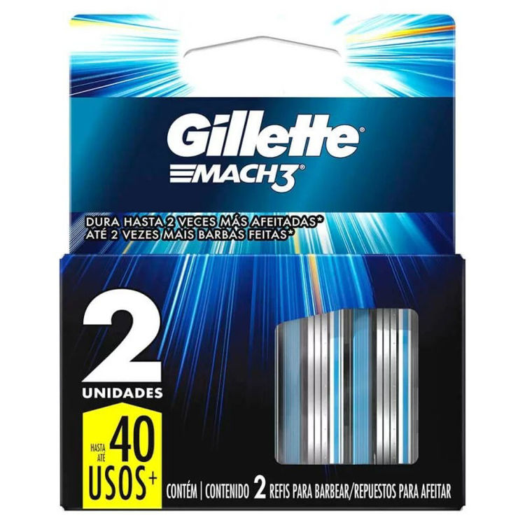 Imagen de Gillette Mach 3 Repuesto 2u