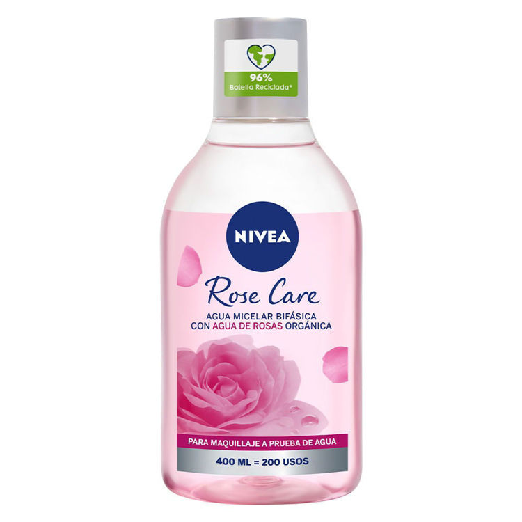 Imagen de Nivea Face Agua Micelar Bifasica Rose Care 400 ml