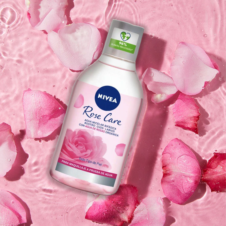 Imagen de Nivea Face Agua Micelar Bifasica Rose Care 400 ml