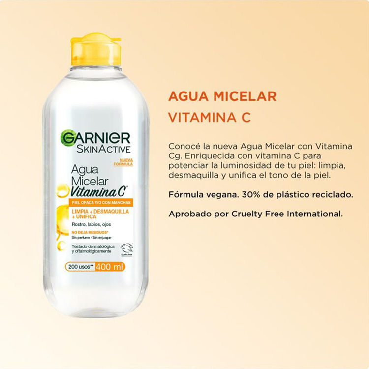Imagen de Garnier Agua Micelar Vitamina C Skin Active 400 ml