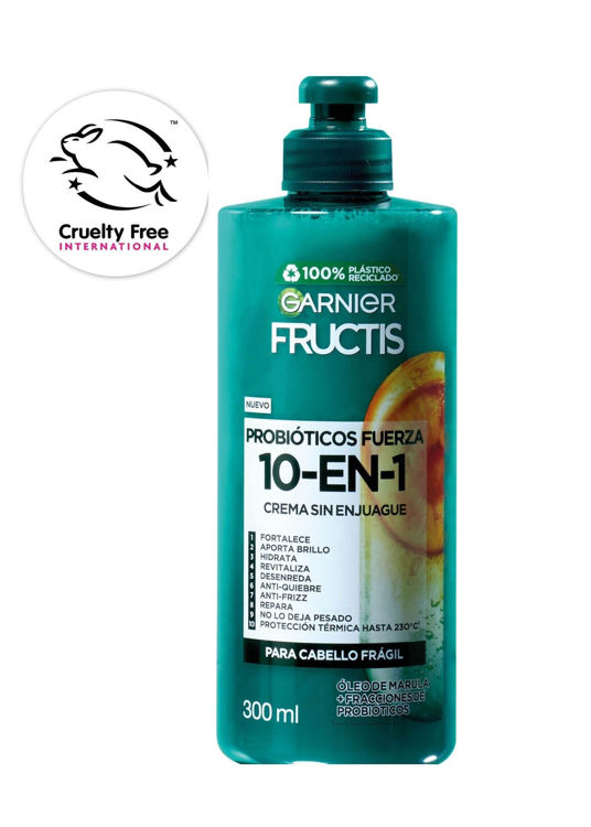Imagen de Garnier Fructis Crema De Peinar Probióticos Fuerza 10 En 1 300 ml