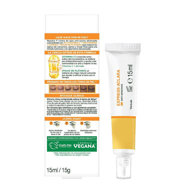 Imagen de Garnier Skin Active Vit C Exprtess Aclara Ojos 15 gr