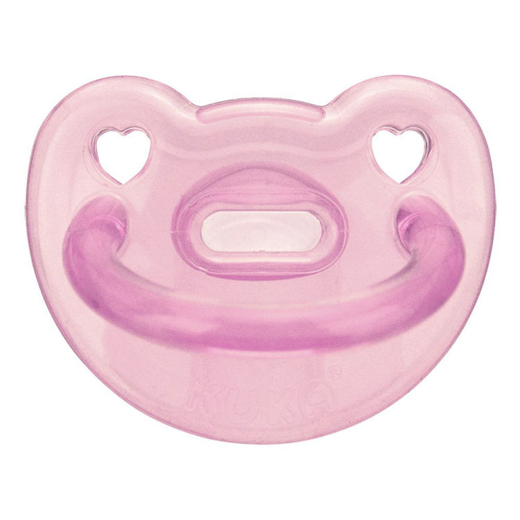 Imagen de Kuka Chupete Todo Silicona Anatomico Talle 1 Rosado 0 a 6 meses - 2702