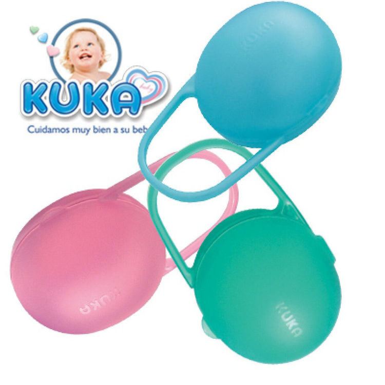 Imagen de Kuka Porta Chupete Celeste
