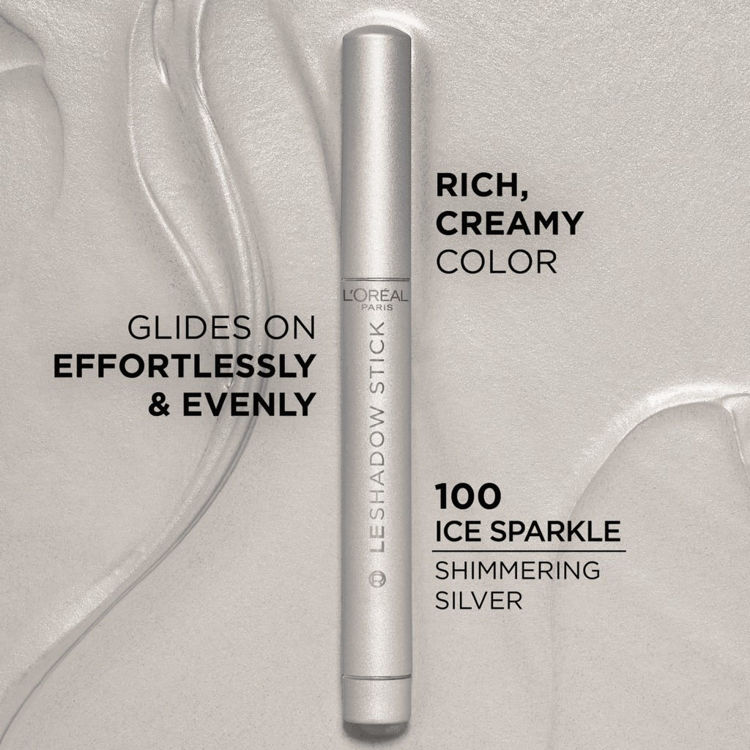 Imagen de L'Oreal París Sombra de Ojos  Hypnoteyes Le Shadow Stick  - - 100 Ice Sparkle