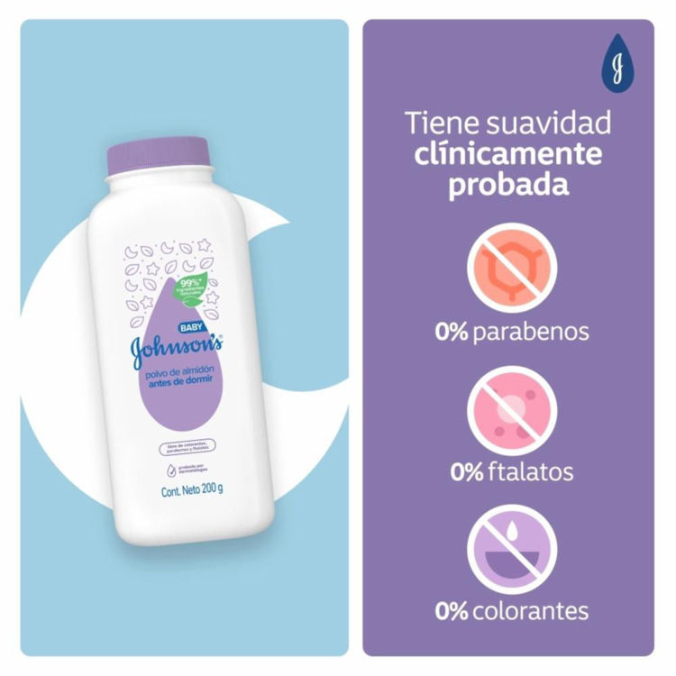 Imagen de Johnson's Baby Polvo De Almidon Antes De Dormir 200 gr