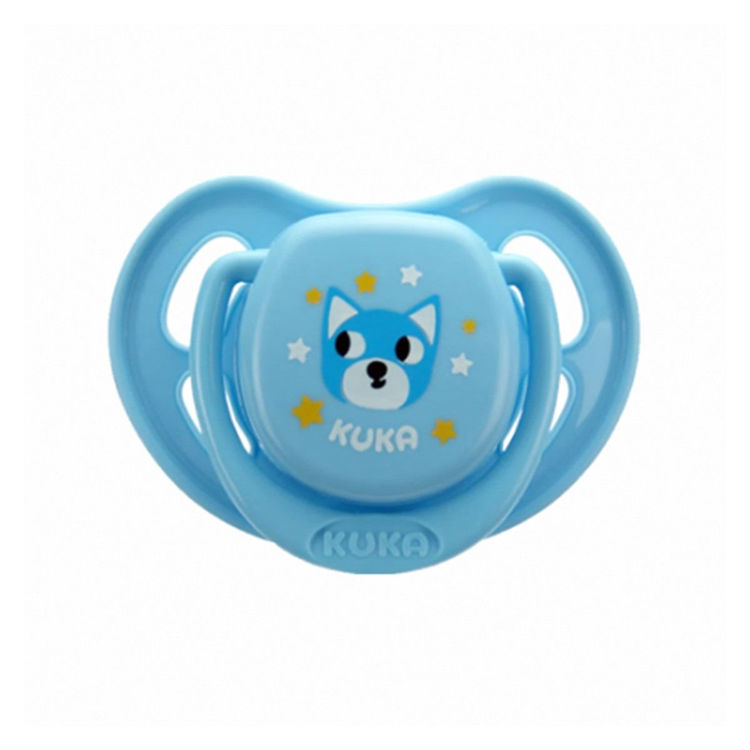Imagen de Kuka Chupete Smart Redondo Tetina Silicona  Talle 1 Celeste -  0 a 6 meses 2321