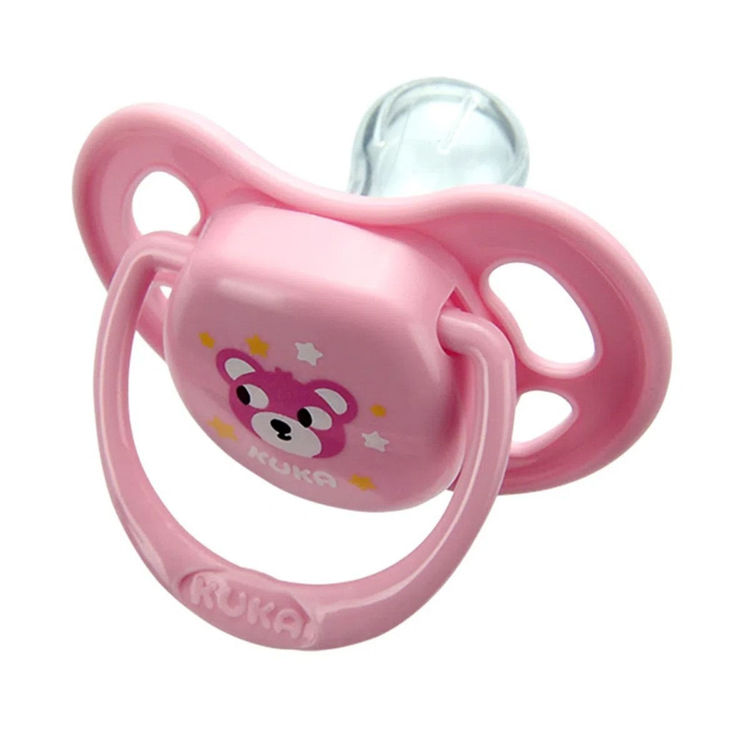 Imagen de Kuka Chupete  Smart Redondo Tetina Silicona  Talle 1 Rosado-  0 a 6 meses 2322
