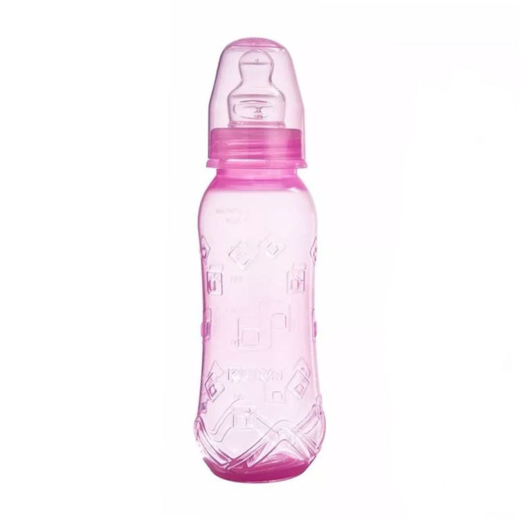 Imagen de Kuka Aquarela Mamadera 250 ml Tetina Anatomica - Rosado